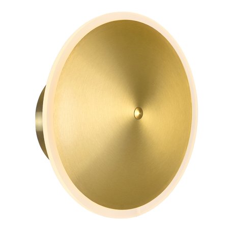 CWI LIGHTING Led Sconce With Brass Finish 1204W12-1-625